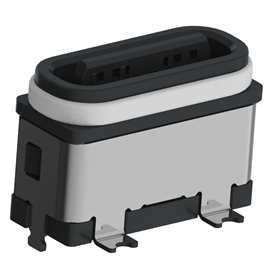 XB-TYPE C 3P vertikaler wasserdichter Sockel H=6,80mm (mit Stahlblech) (Vollkunststoff U-förmig)